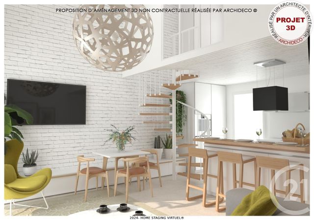 maison à vendre - 2 pièces - 39.86 m2 - BEAUCHAMP - 95 - ILE-DE-FRANCE - Century 21 La Voie Romaine